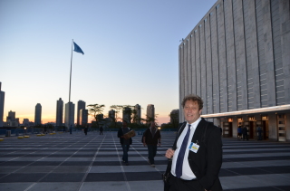 Frederic Hauge på FN klimatoppmøte NY